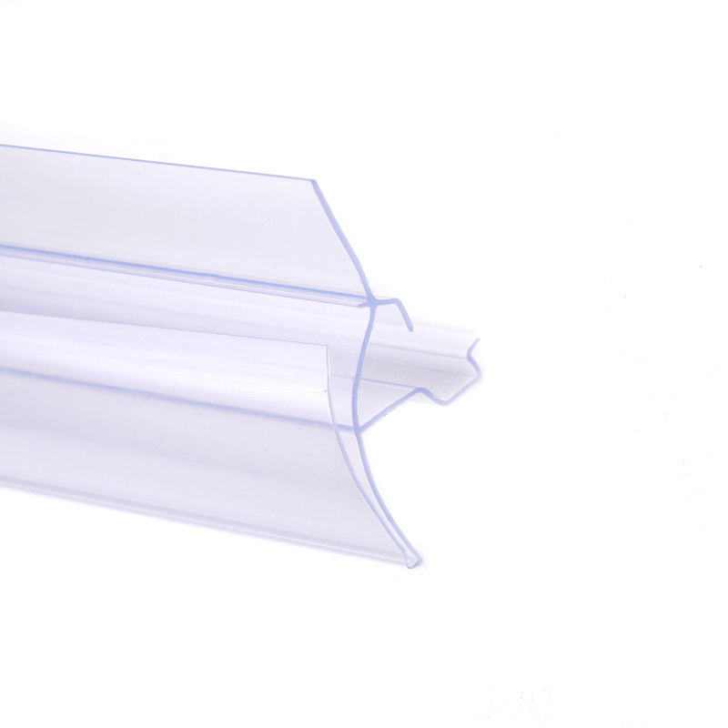 Tira de etiquetas XC-LB-6 utilizada para la protección del medio ambiente de exhibición de precios de tableros de estantes y hermosas especificaciones fijas de color personalizado de plástico PVC