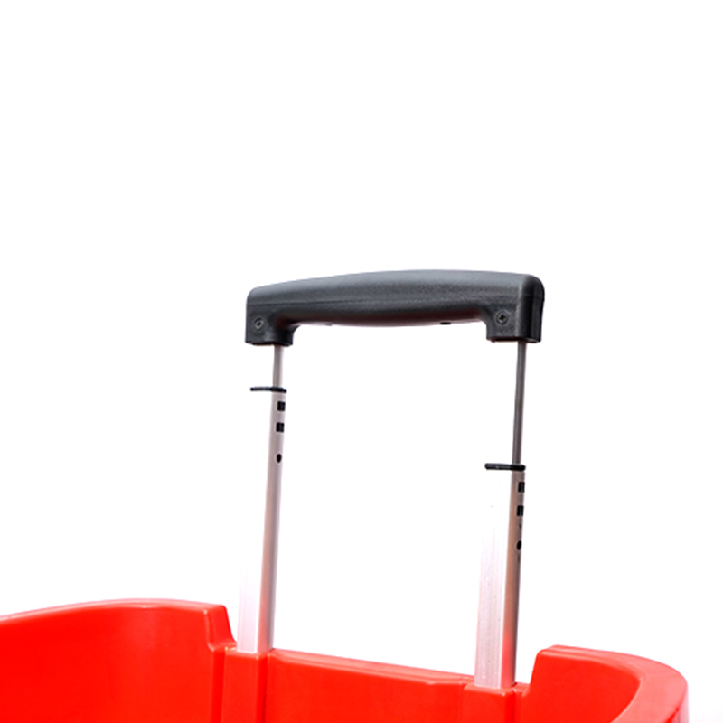 XC-B-10.Soporte de plástico para cesta de la compra + compras en el supermercado fáciles de usar, especificaciones fijas de color personalizado de plástico para compras
