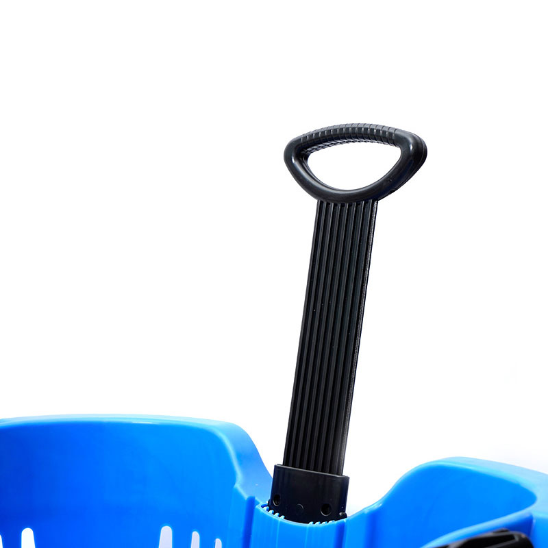 XC-B-13. Soporte de plástico para cesta de la compra + compras en el supermercado fáciles de usar, especificaciones fijas de color personalizado de plástico para compras
