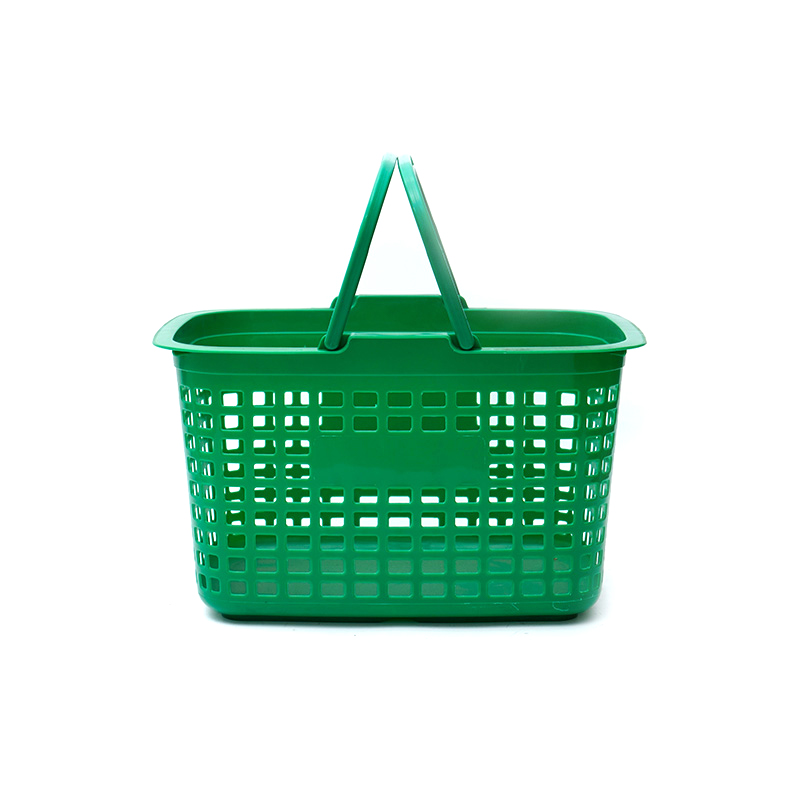 XC-B-3. Soporte de plástico para cesta de la compra + compras en el supermercado fáciles de usar, especificaciones fijas de color personalizado de plástico para compras