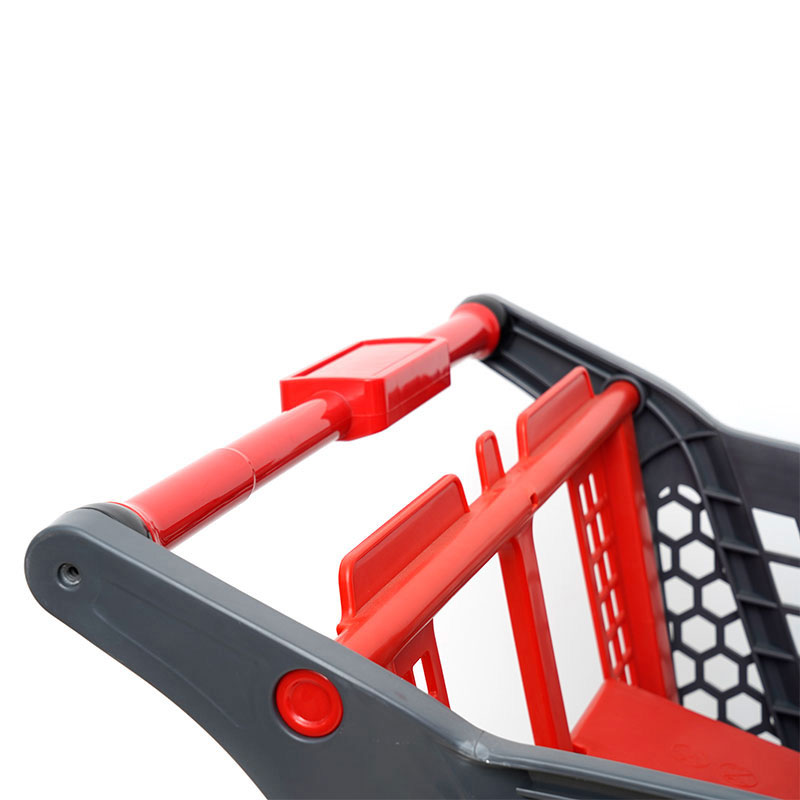 XC-PST-1. Carrito de compras de plástico + compras en el supermercado compras fáciles de usar especificaciones fijas de color personalizado de plástico