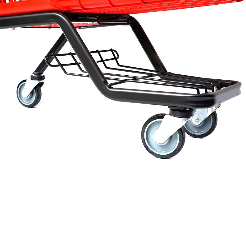 XC-PST-3. Carrito de compras de plástico + compras de supermercado fáciles de usar, especificaciones fijas de color personalizado de plástico de compras