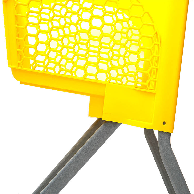 XC-PST-4. carrito de compras de plástico + compras en el supermercado compras fáciles de usar color personalizado de plástico especificaciones fijas